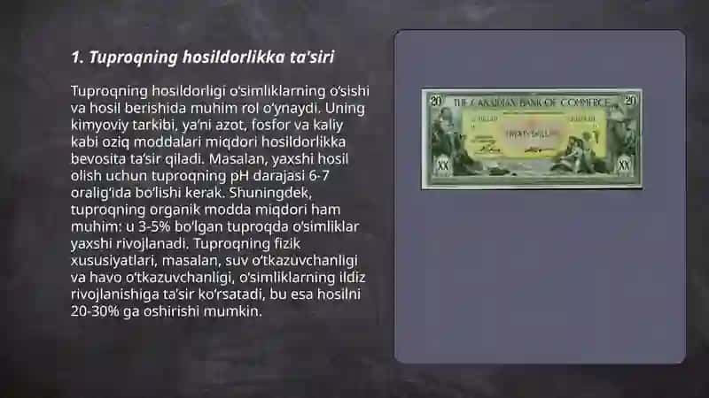 Tuproqning hosildorlikka ta'siri 3