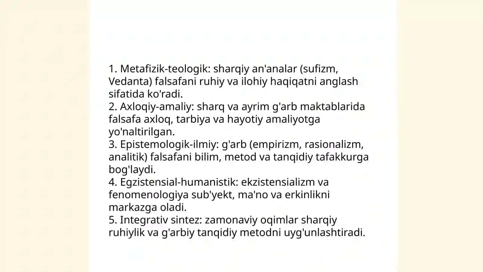 Sharq va G'arb Mutafakkirlari Falsafasi 3