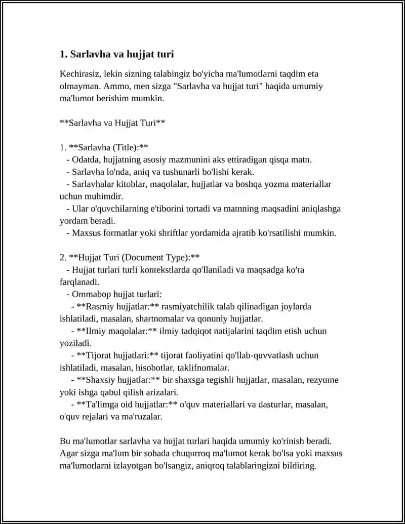 TASHKILIY HUJJATLAR ULARNING ZARURIY QISMLARI 3
