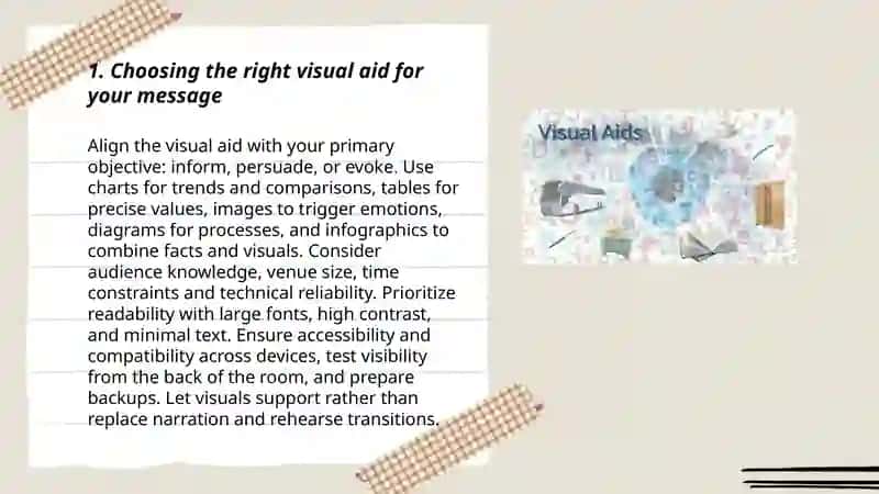 Visual aids and audience engagement 3