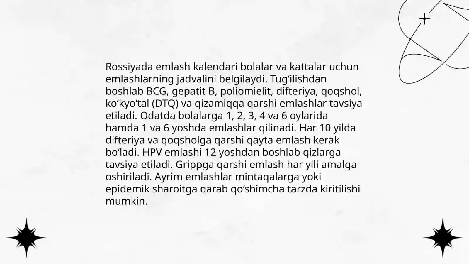 Rossiyada emlash kalendari 3