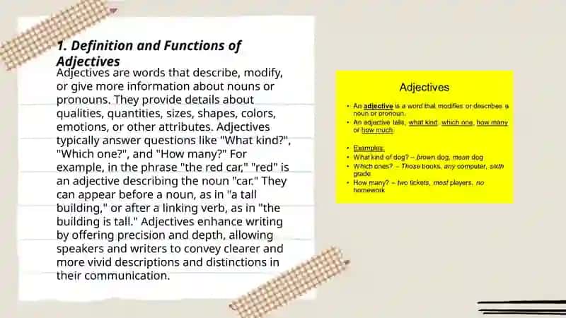 Adjactives 3
