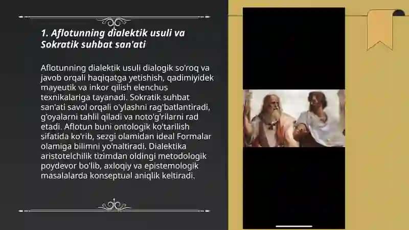 Aflotun va Aristotel dialektikasi 3