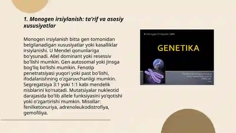 Genetika asoslari.mono di poligen irsiylanish 3