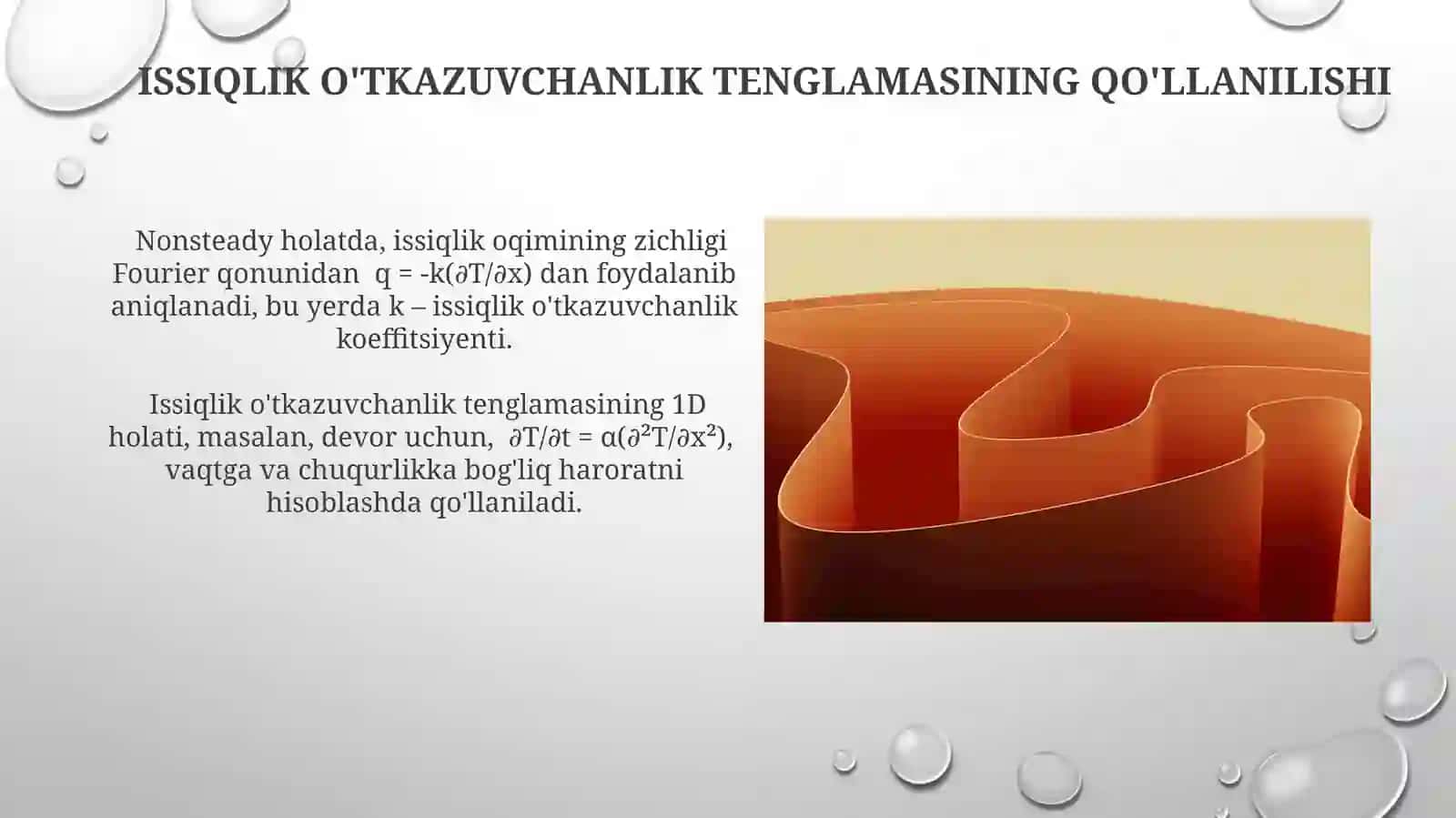 To'siq Konstruksiyalarni Issiqlik O'tkazishni Hisoblash 3