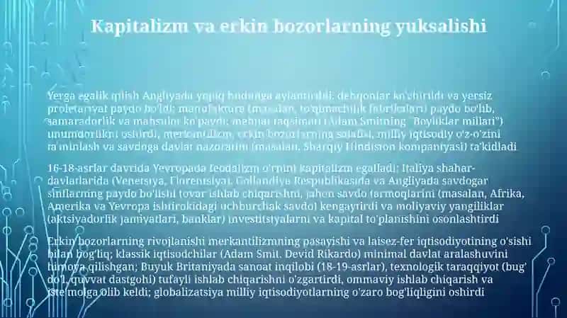 Natural Ishlab Chiqarishdan Tovar Ishlab Chiqarishga Oʻtish Va Uning Rivojlanishi 3