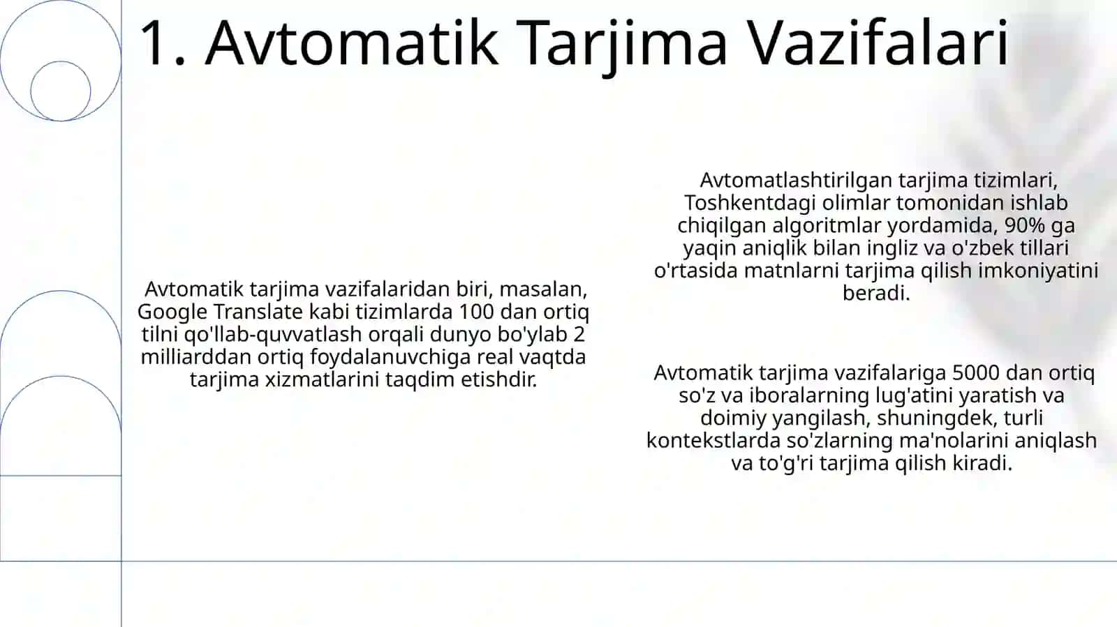 Avtomatik tarjimaning maqsad va vazifalari 3