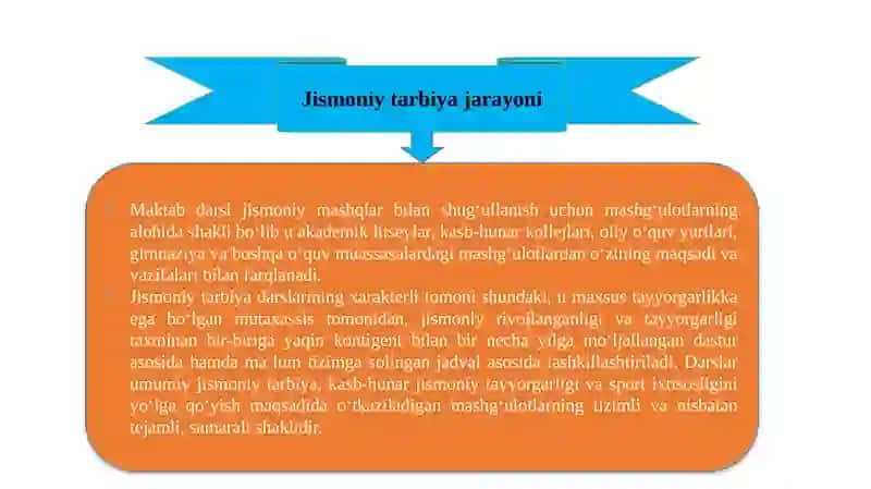 Jismoniy tarbiya darsi mashg‘ulotlarning asosiy shakli sifatida, uningtuzilishi 3