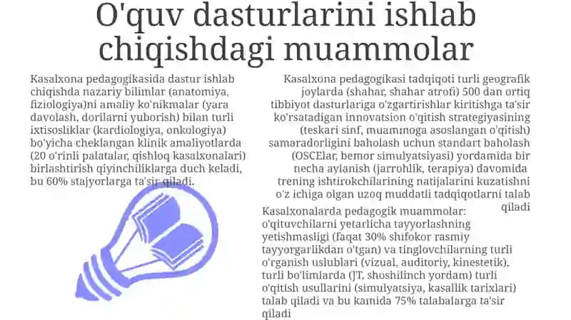 O'quv dasturlarini ishlab chiqishdagi muammolar 3
