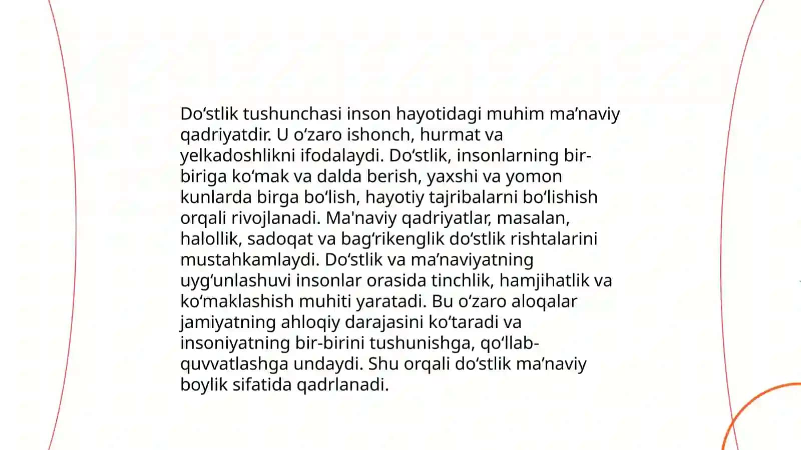 Ma’naviy-qadriyatlar vositasida o‘quvchilarda do‘stlikni tarbiyalash 3