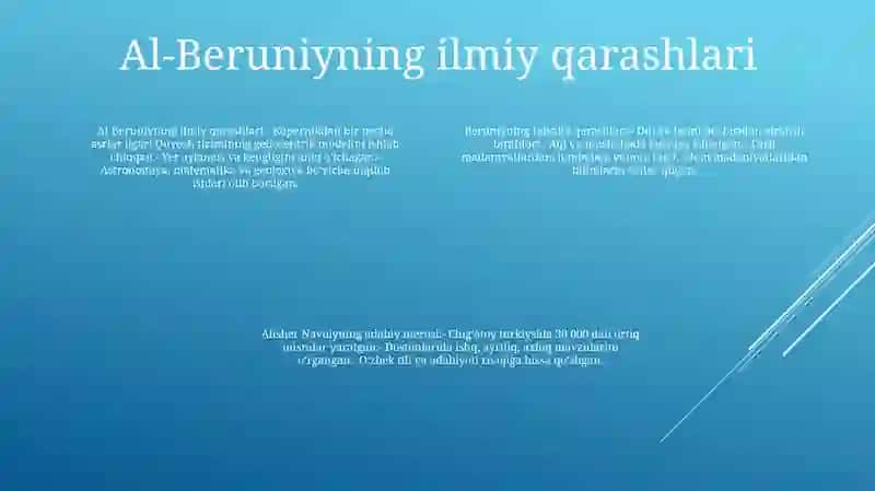 Beruniy,Farobiy Va Alisher Navoiyning Tilga Oid Qarashlari Va Asarlari 3