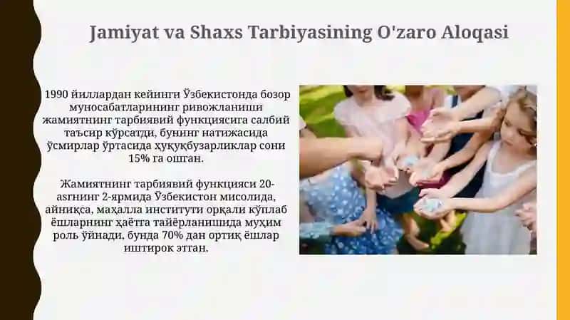 Jamoa tarbiya obyekti va subyekti sifatida 3