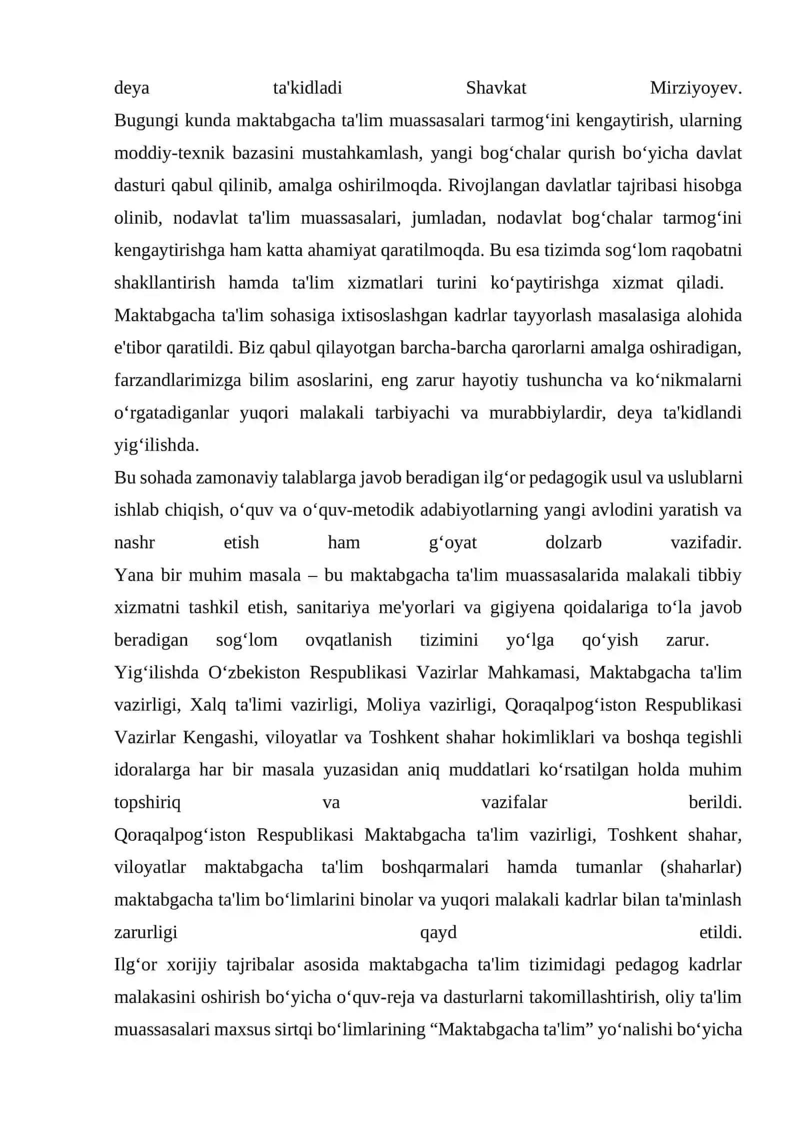 Maktabgacha ta'lim muasssasalarida rivojlanish markazlari faoliyatini tashkil etish 3