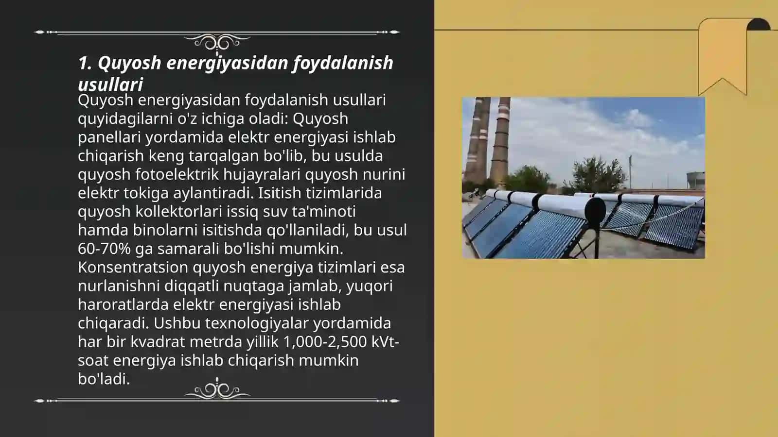Quyosh fotoelektrik-issiqlik qurilmalari 3