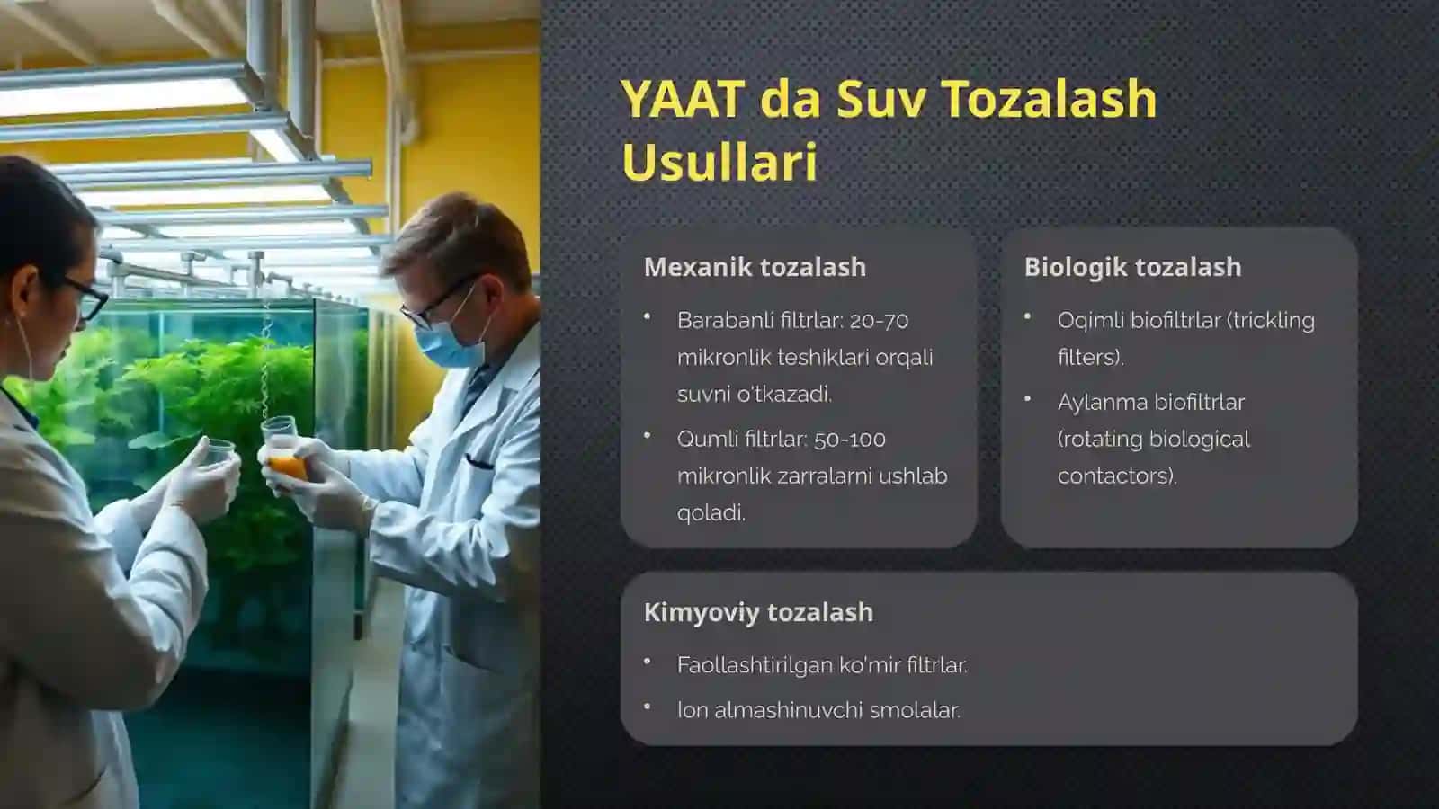 Yopiq Aylanuvchi Suv Tizimlari va Suv Tozalash Inshootlari 3