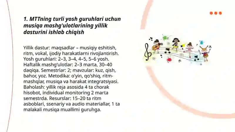 MTTning turli yosh guruhlarida musiqa mashg'ulotlarini tashkil etish 3