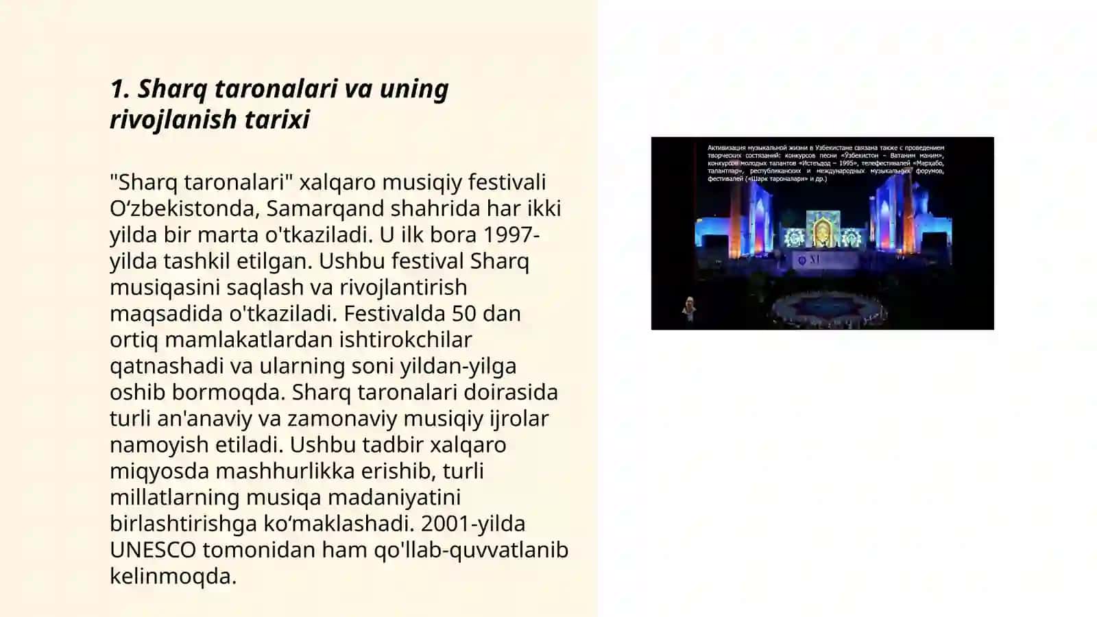 Sharq taronalari musiqa festivali 3