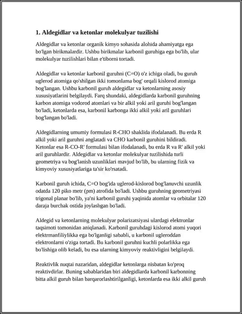 ALDEGID VA KETONLAR 3
