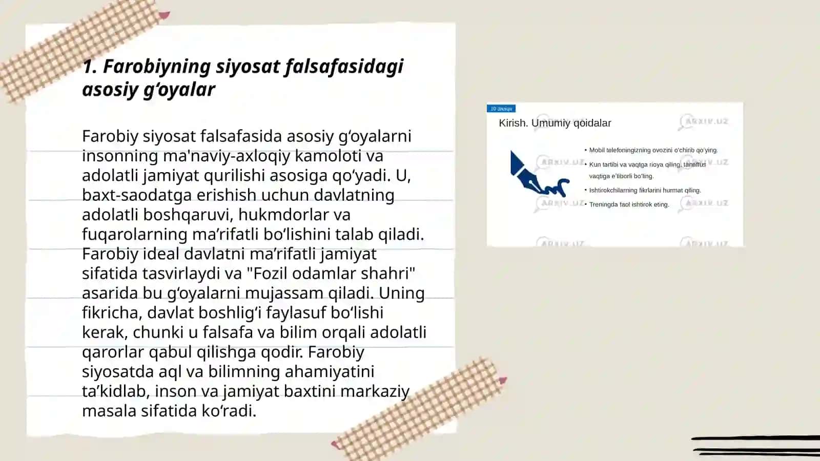 Abu Nasr Farobiy va G’azzoliyning falsafa ilmiga oid qarashlarini qiyosiy tahlil etish 3