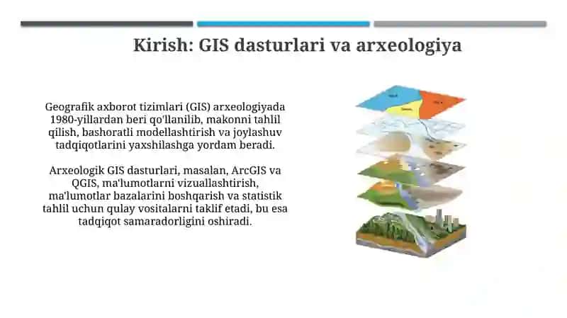 Arxeologik joy xaritalarini yaratish 3