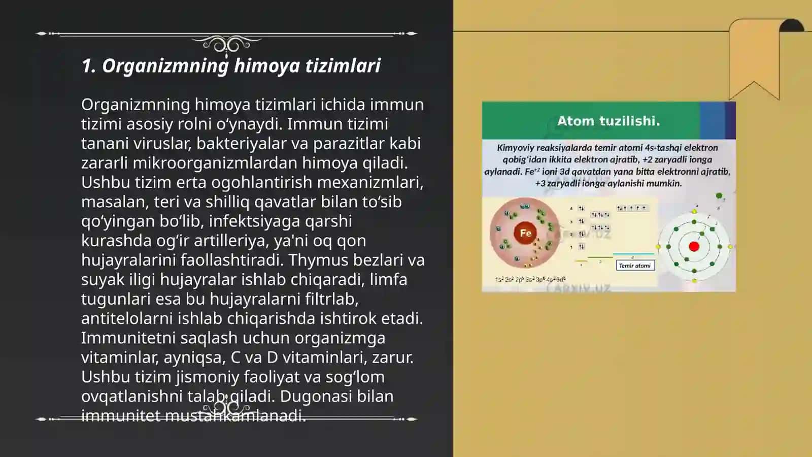 Organizmning mahsus, nomahsus himoya omillari. Antigen va antitelolar. Serologik reaksiyalar 3