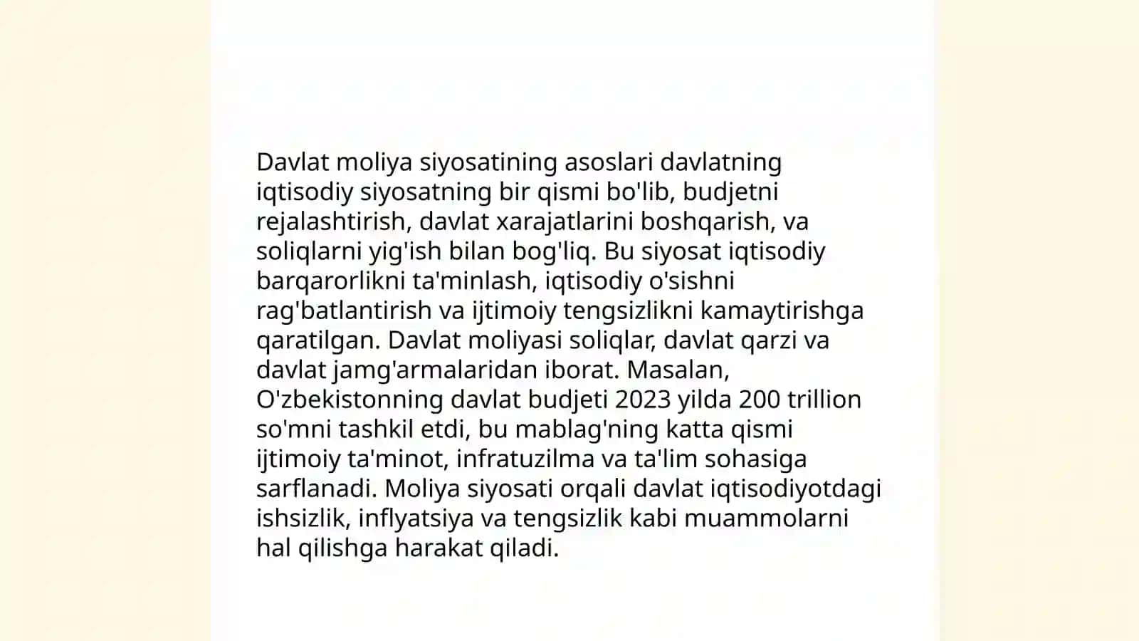 Globallashuv sharoitida ótish iqtisodiyoti mamlakatlarida davlat moliya siyosati 3