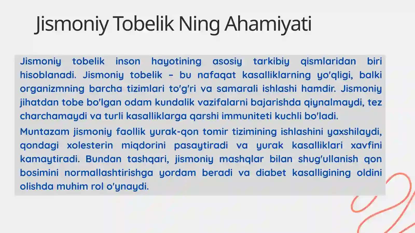 Jismoniy va Ruhiy Tobelik 3