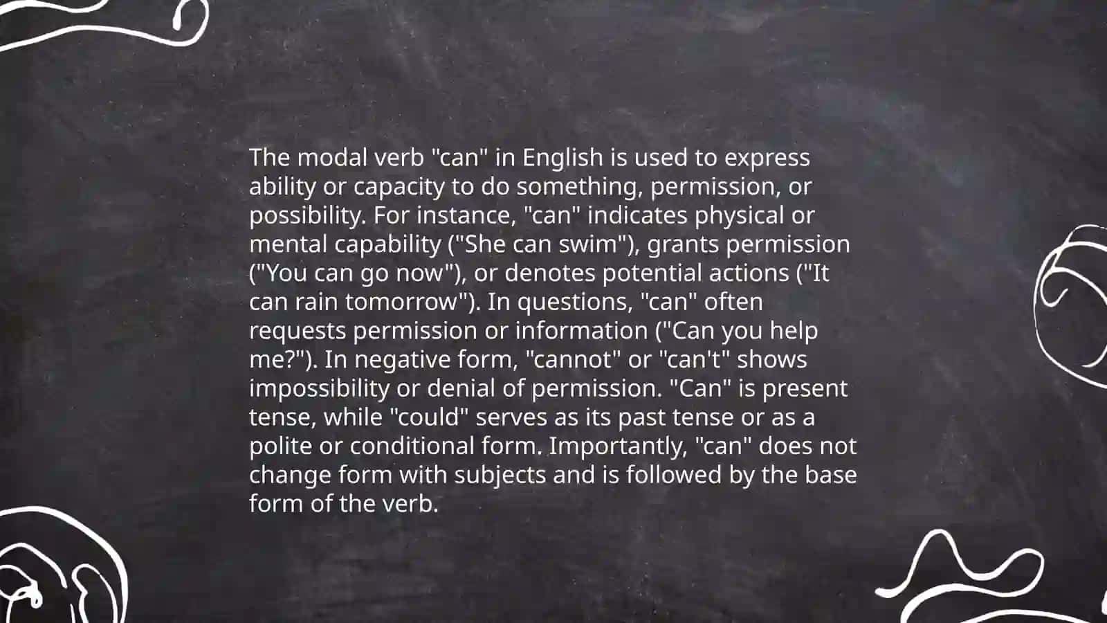 Can Modal Verb 3