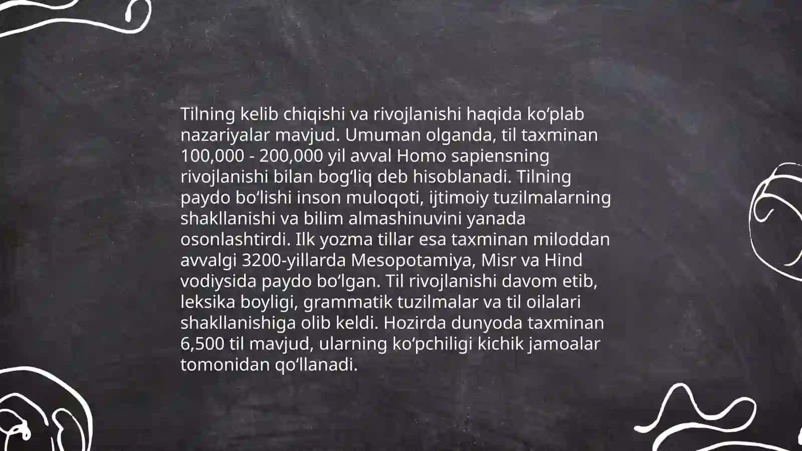 Til va yozuvning paydo bo‘lishi 3