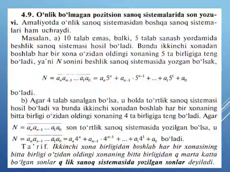 Matematika va unio‘qitish metodikasi 3