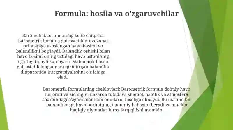 Barometrik Formula 3