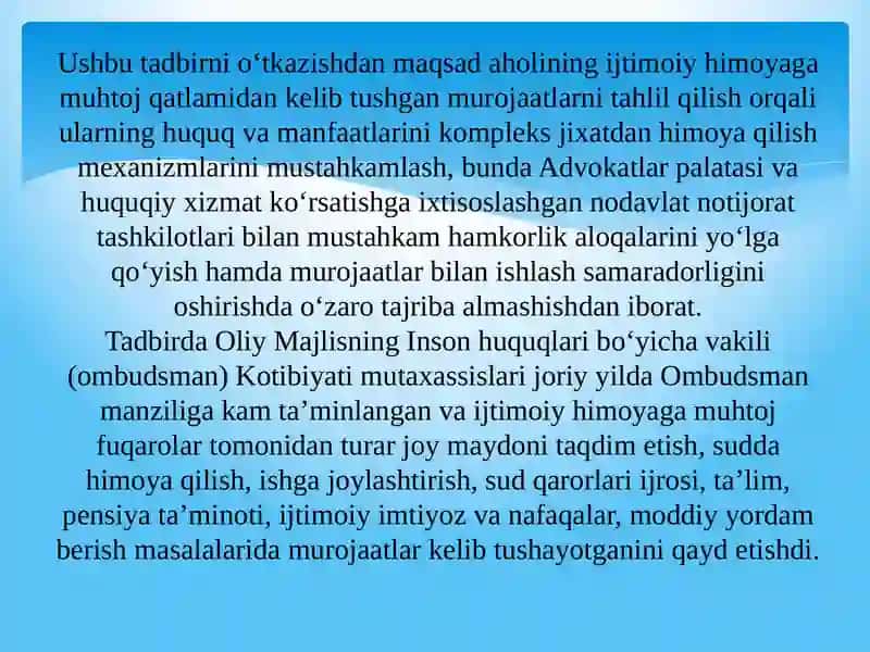 IJTIMOIY HIMOYAGA MUHTOJ FUQAROLARNING HUQUQIY ERKINLIKLARI 3