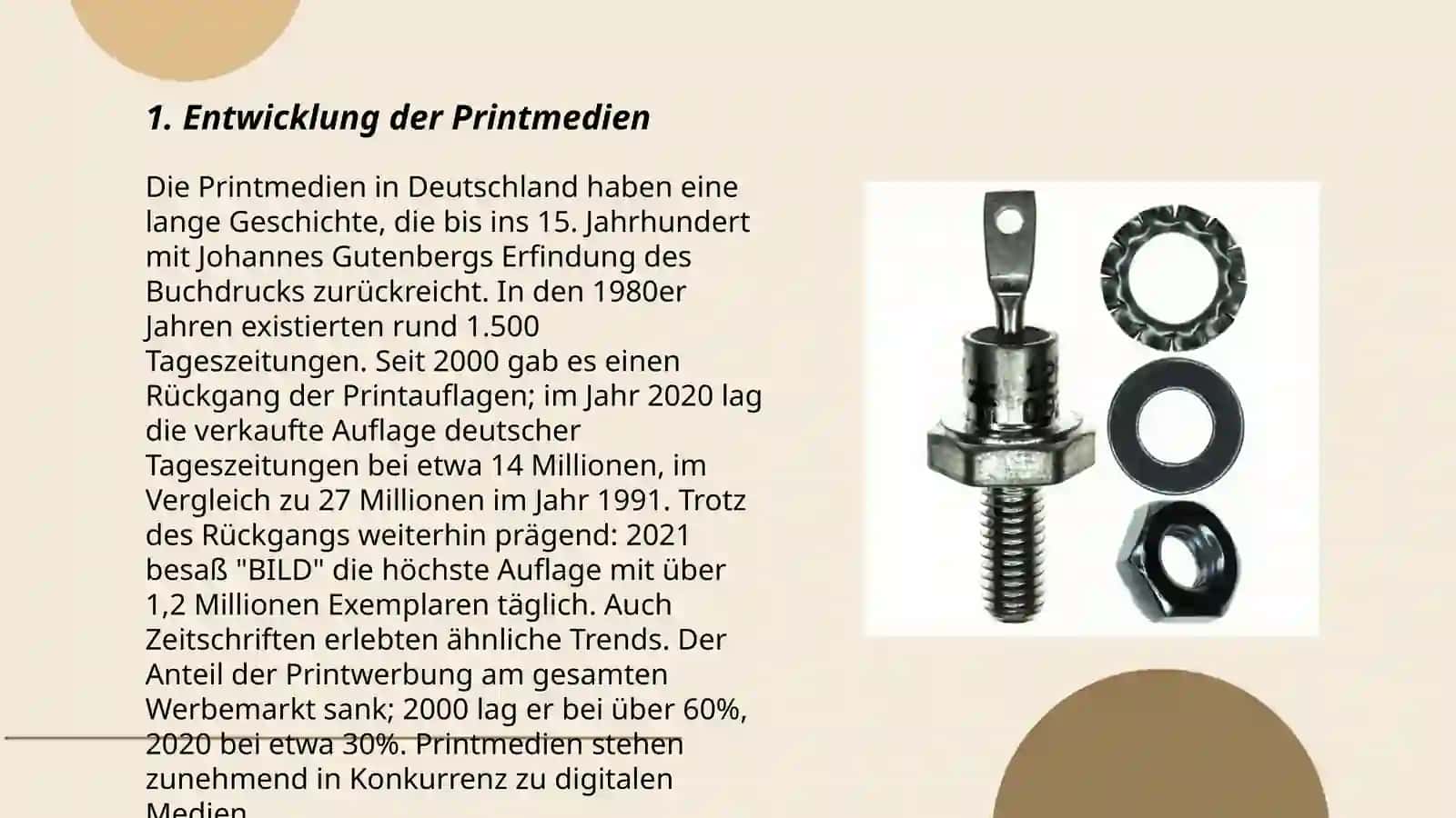 Medien. Früher und heute 3