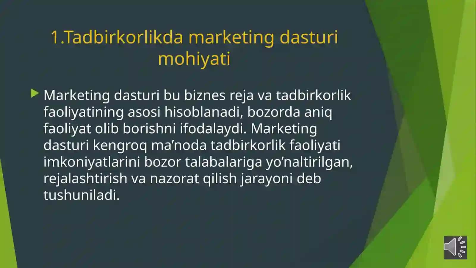 Marketing dasturi 3