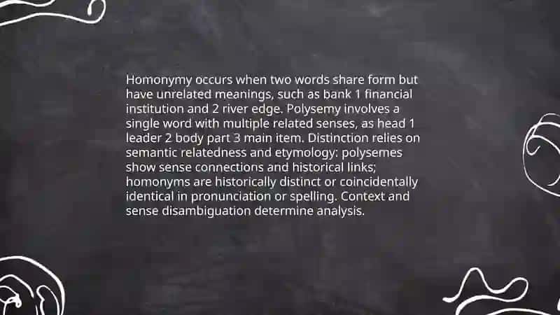 Homonym and Polysemy 3