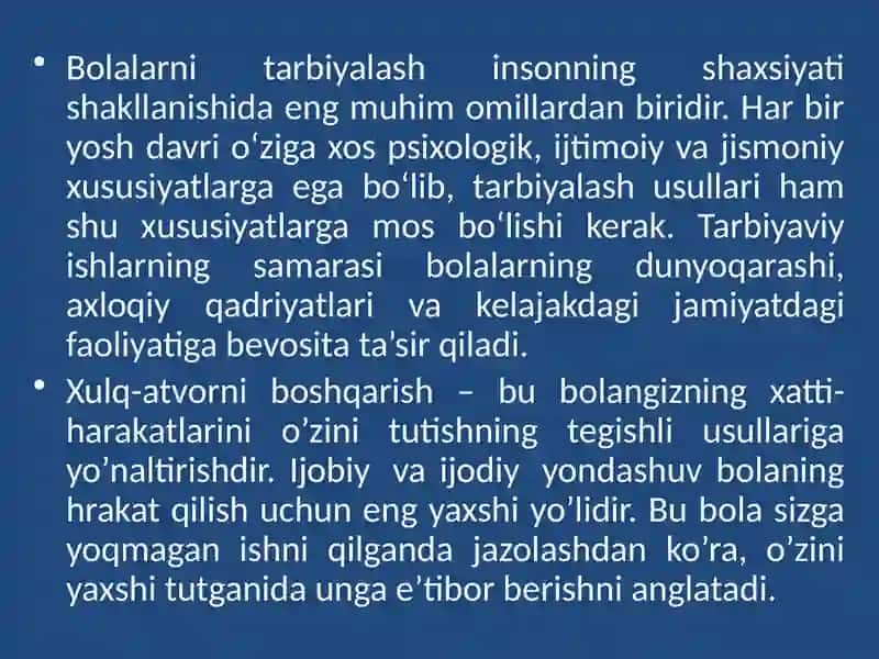 Mahliyoning Tarbiyaviy ishlari 3