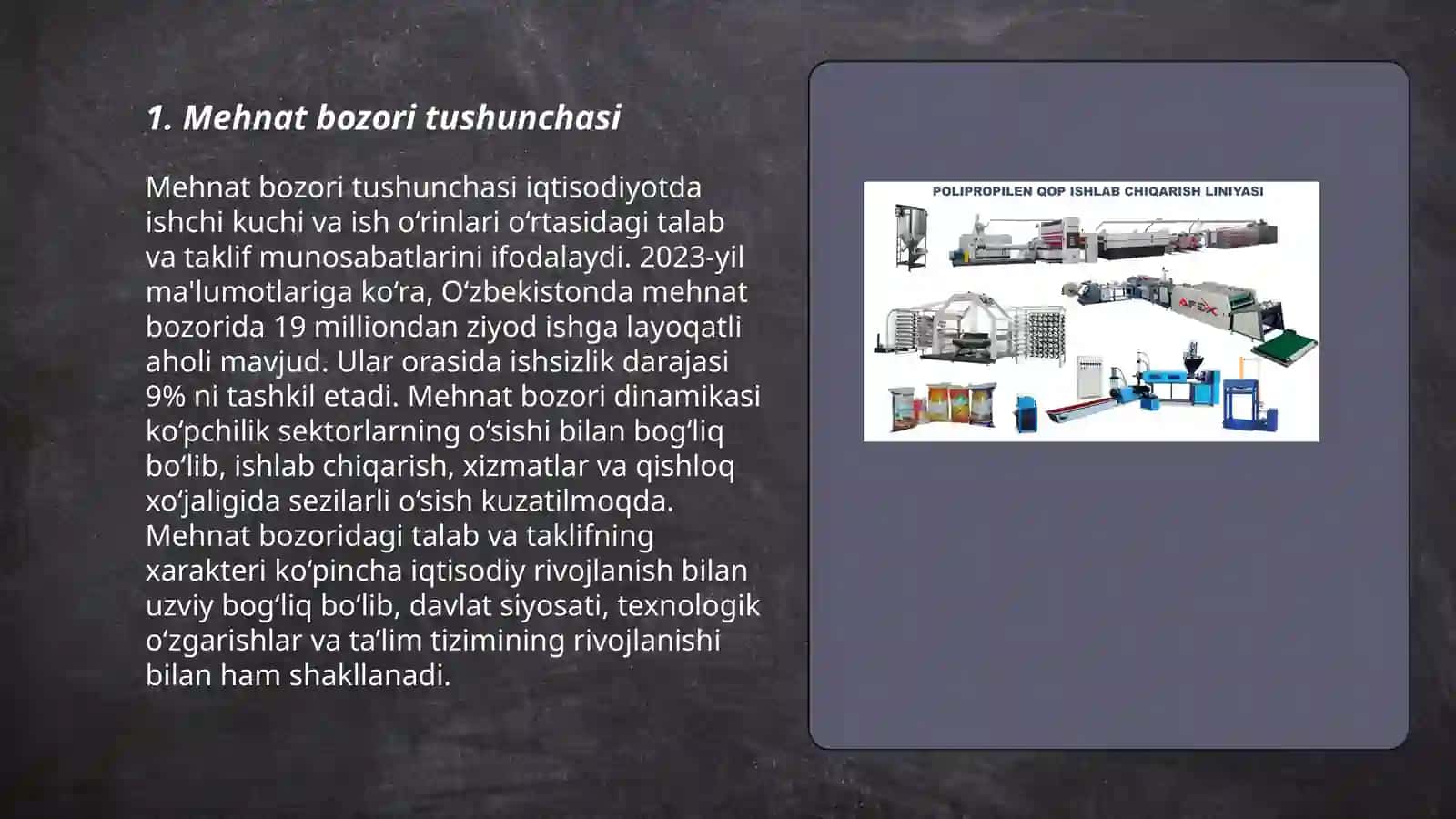 Mehnat bozori va korxonalarda mehnat resurslaridan foydalanish 3