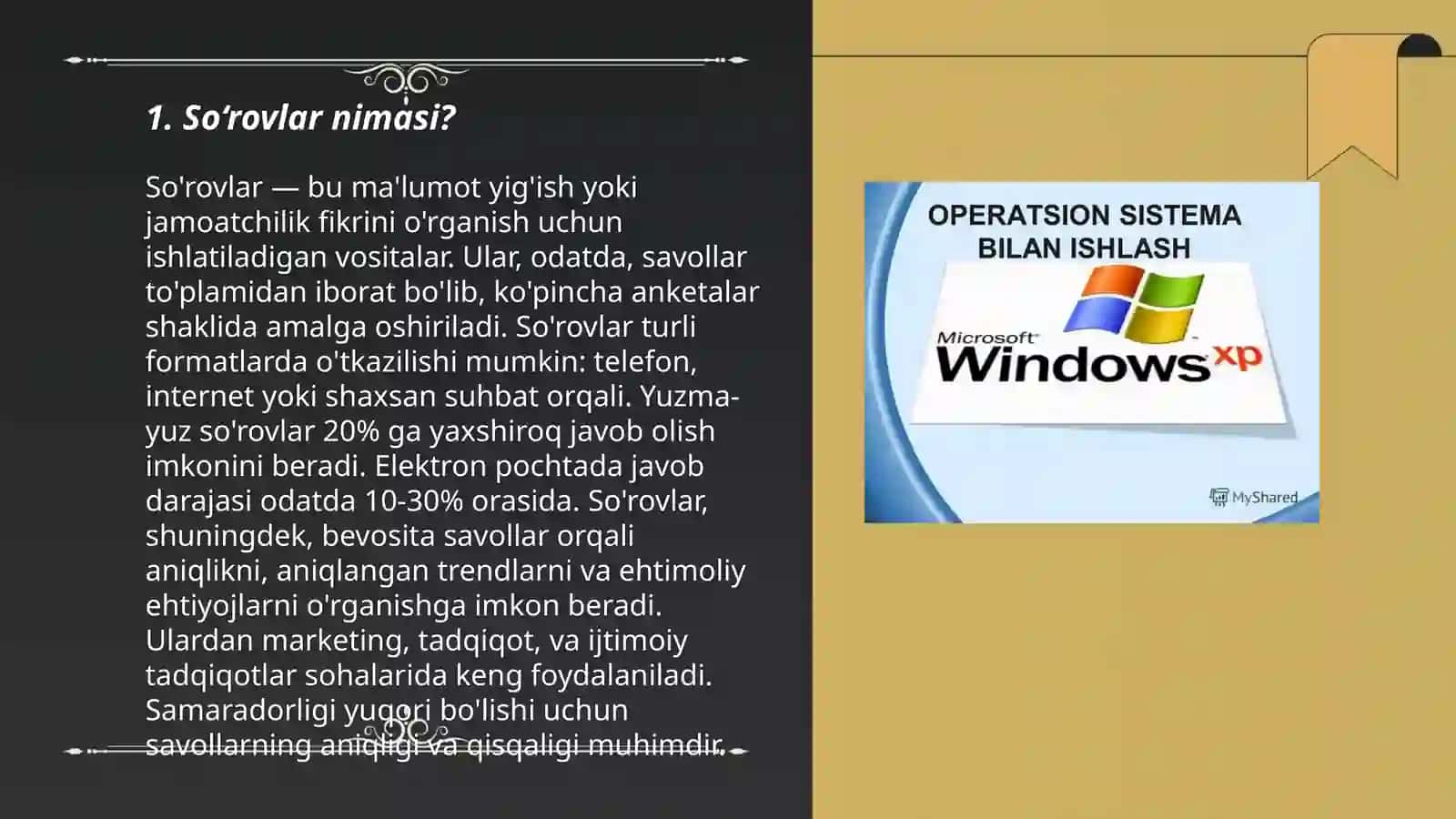 So'rovlar bilan ishlash 3