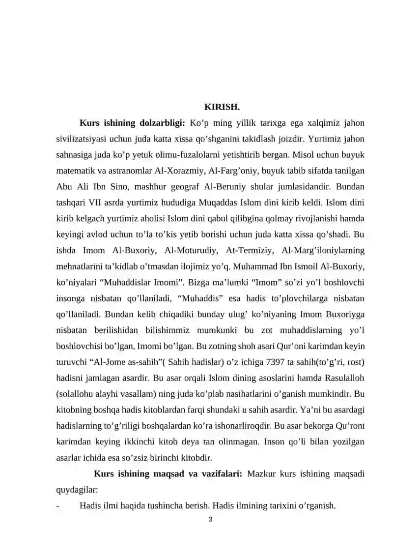 IMOM AL-BUXORIYNING ILMIY MEROSI TARIXIY MANBA SIFATIDA 3