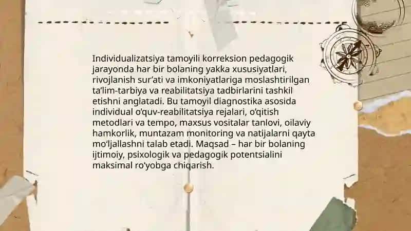 Korreksion pedagogik jarayonning tamoyillari 3