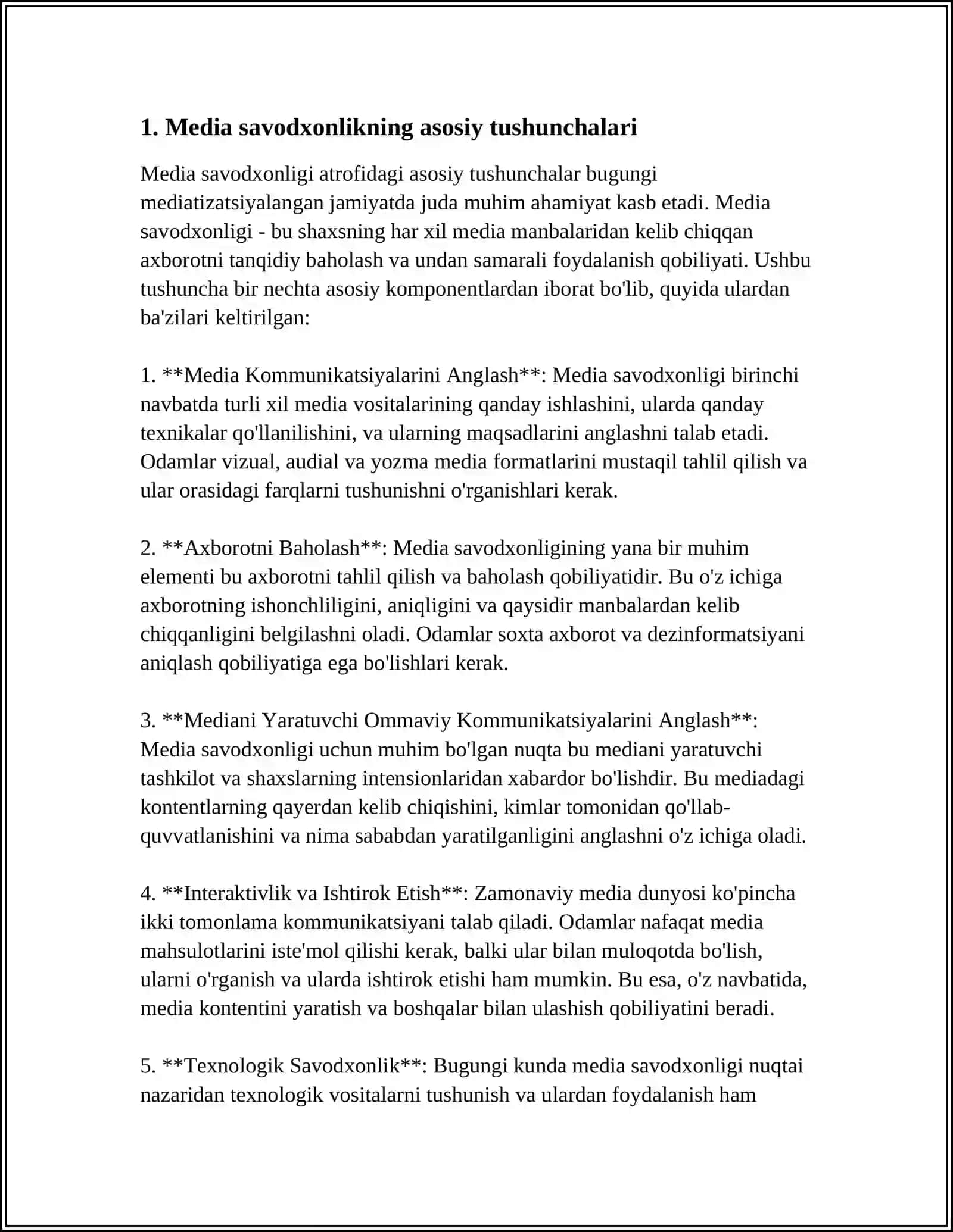 MEDIA SAVODHONLIK VA AHBOROT MADANIYATI EVOLYUTSIYASI VA JAMIYATDAGI AHAMIYATI 3