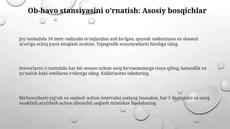 Tabiatda ob-havo stansiyasini tashkil etish 3