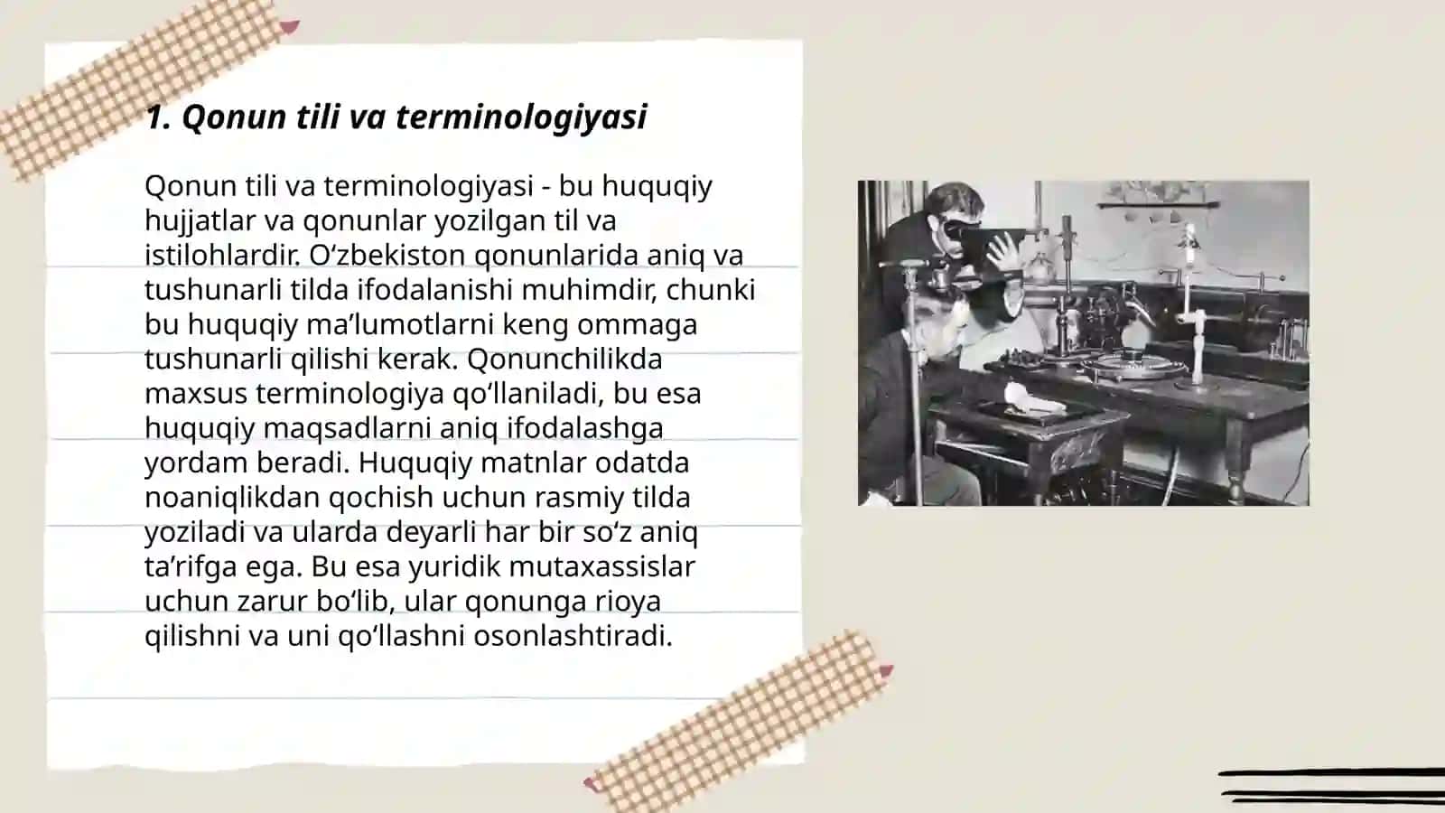 Qonun normalarini sharhlash va qo'llashda yozma nutq vositalari 3