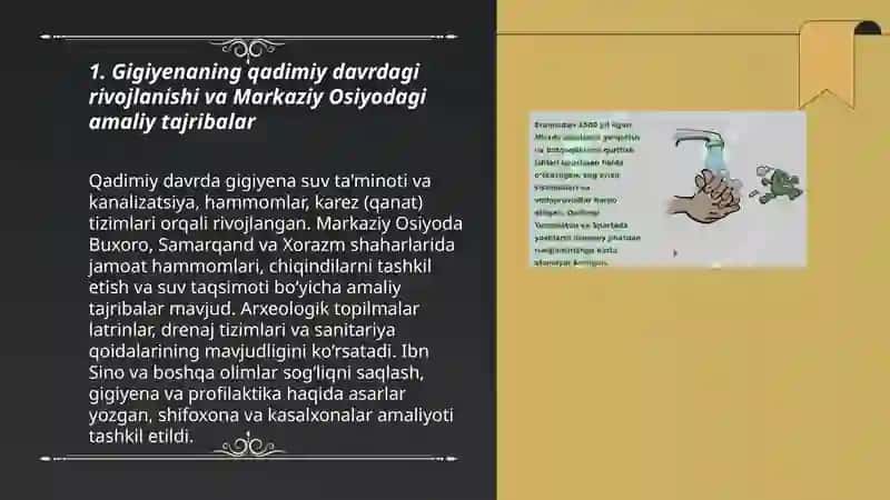 Gigiyenaning rivojlanish tarixi 3