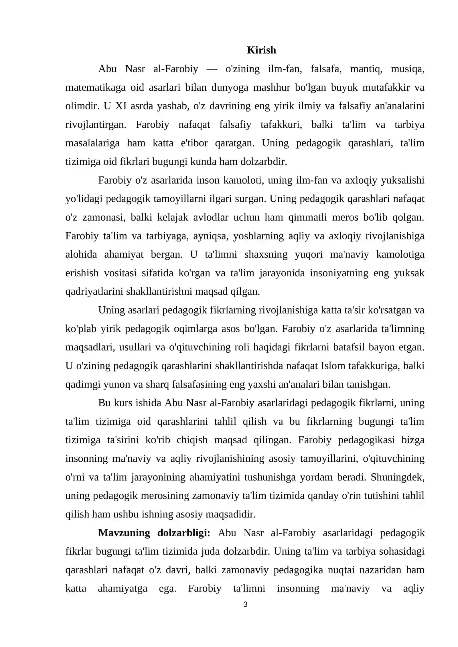 Forobiy asarlarida pedagogik fikrlar 3
