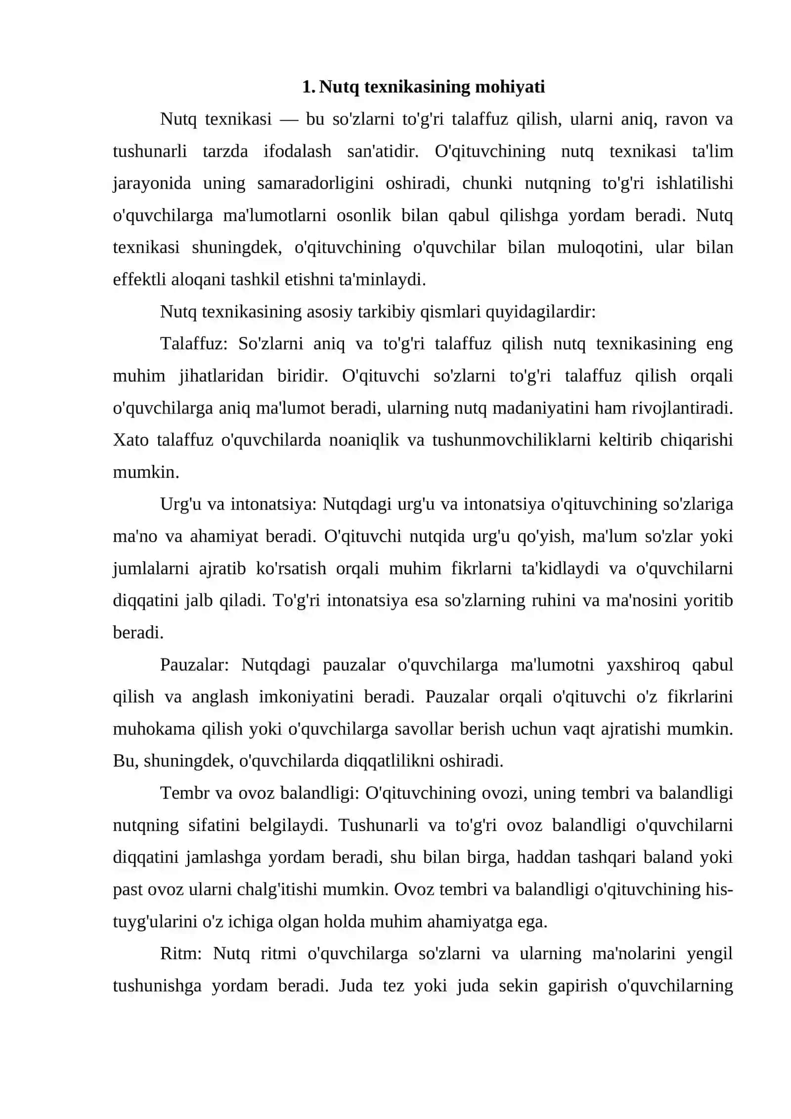 Hozirgi kunda o'qituvchi nutq texnikasi va notiqlik madaniyatini ahamiyati 3