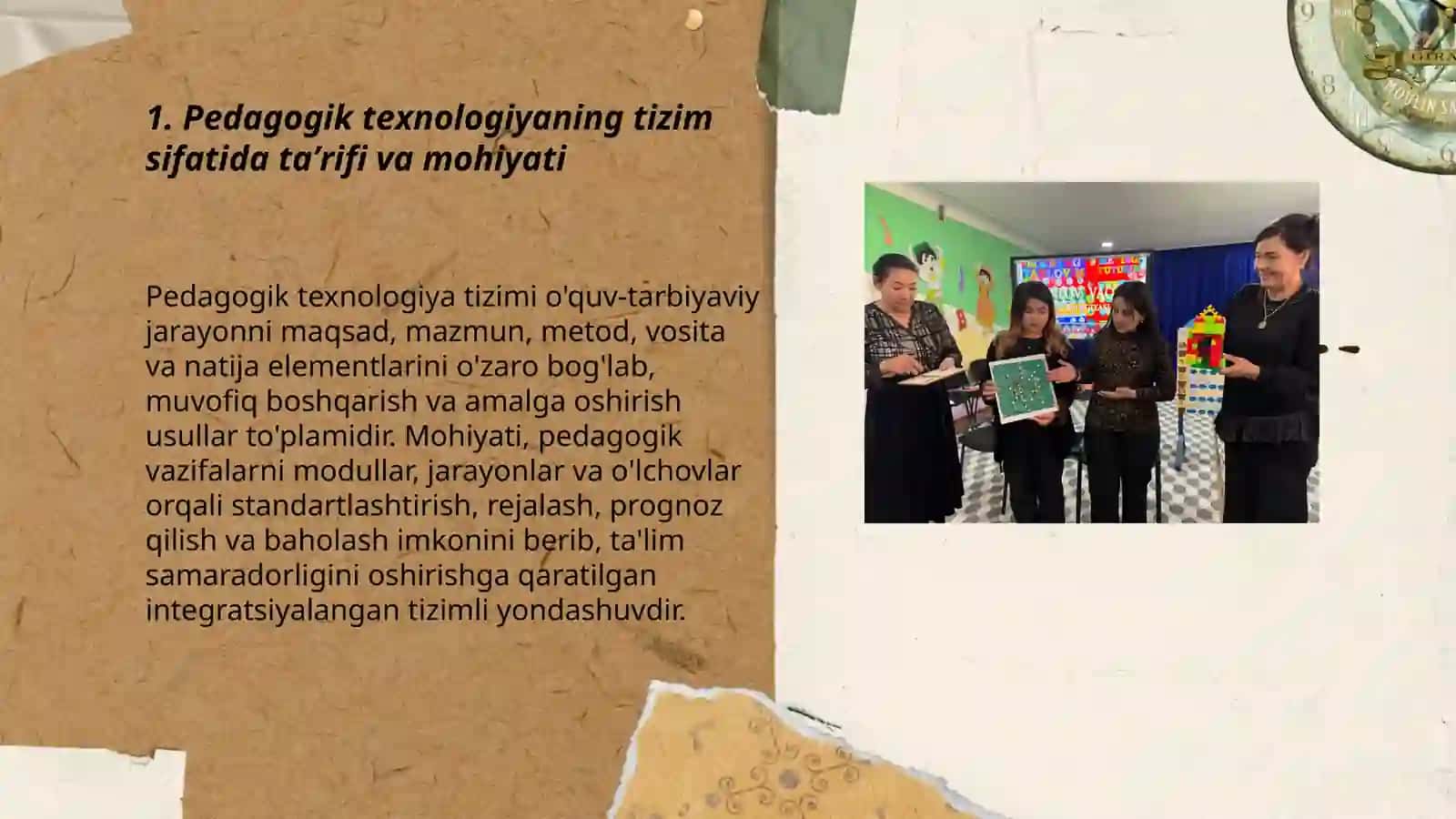 Pedagogik texnologiyaning asosiy belgilari va tasnifi 3