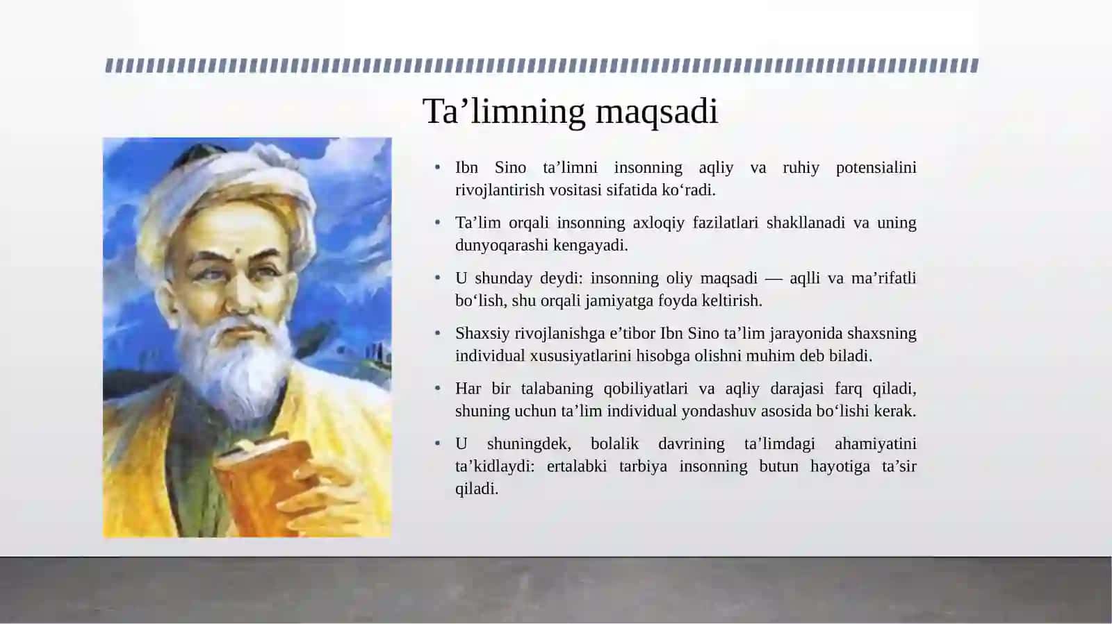 ABU ALI IBN SINONING TA’LIM-TARBIYA HAQIDAGI PEDAGOGIK G‘OYALARI. 3