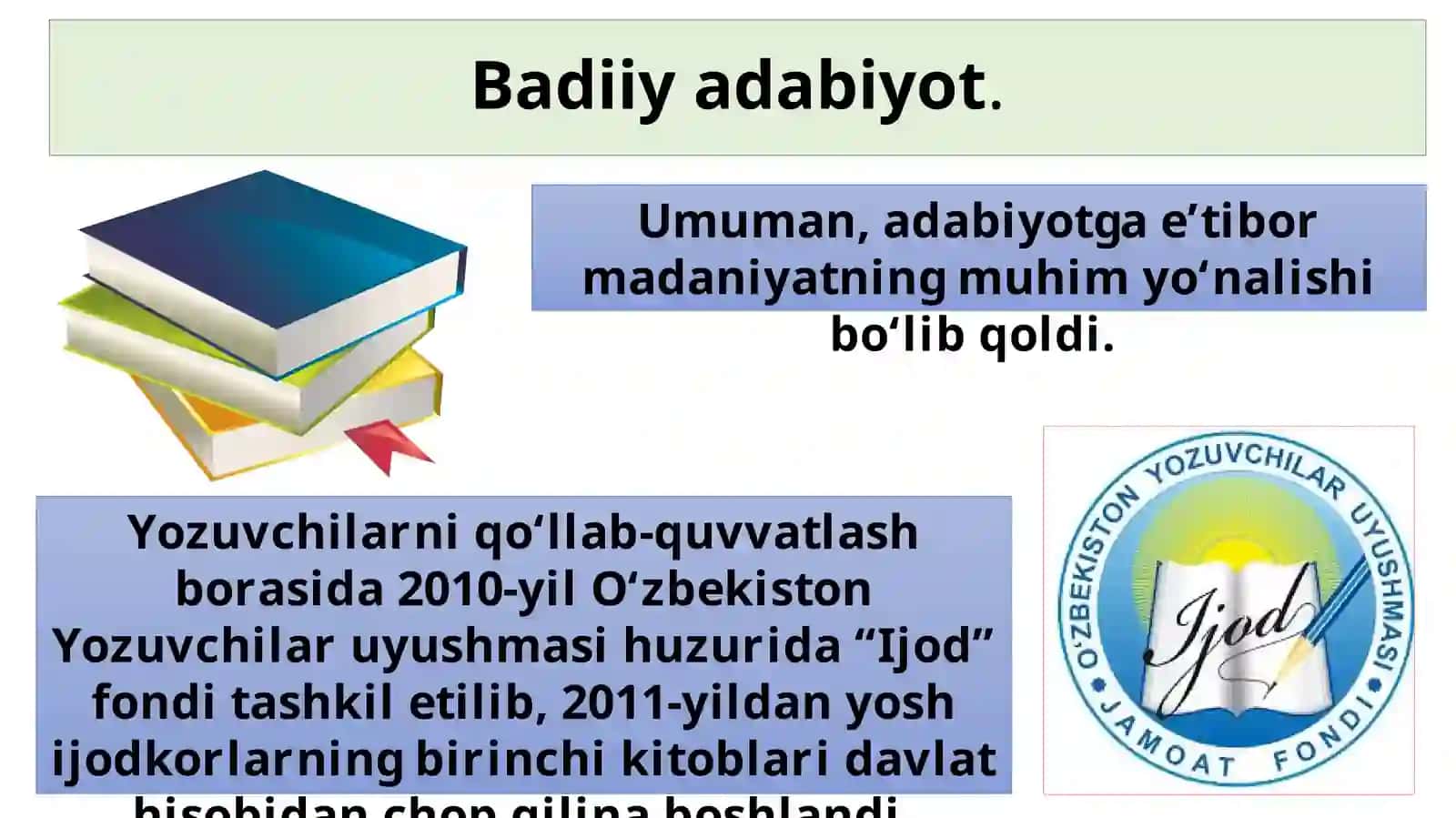 O'zbekiston respublikasidagi ma'naviy va madaniy taraqqiyot 3