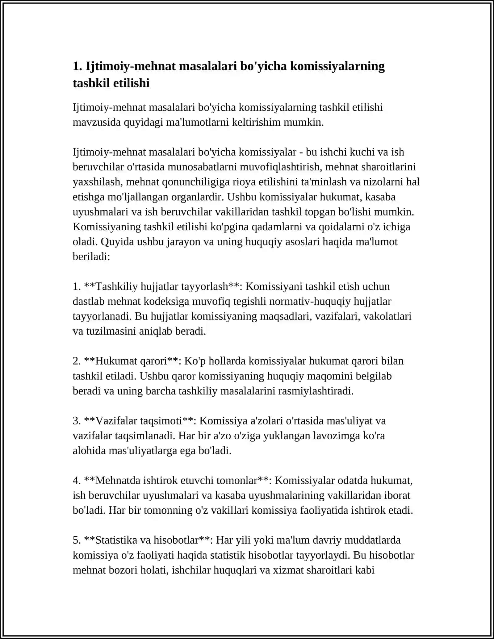IJTIMOIY-MEHNAT MASALALARI BO‘YICHA KOMISSIYALAR VA ULARNING VAKOLATLARI 3